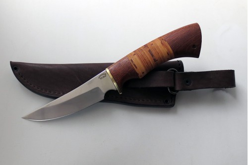 Нож из инструментальной стали Х12МФ "Акула" (малый) - работа мастерской кузнеца Марушина А.И.